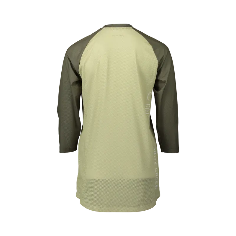 Poc Pure 3/4 Sleeve Mtb Jersey - Womens - Prehnite Green-Epidote Green 2