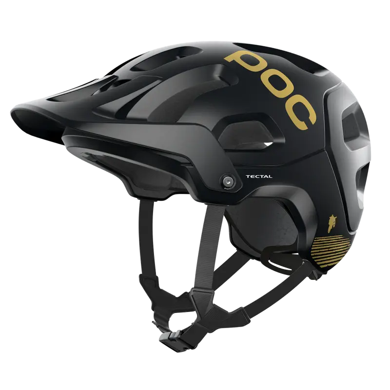Poc Tectal Mtb Helmet - Fabio Edition - Uranium Black Matt-Gold 1