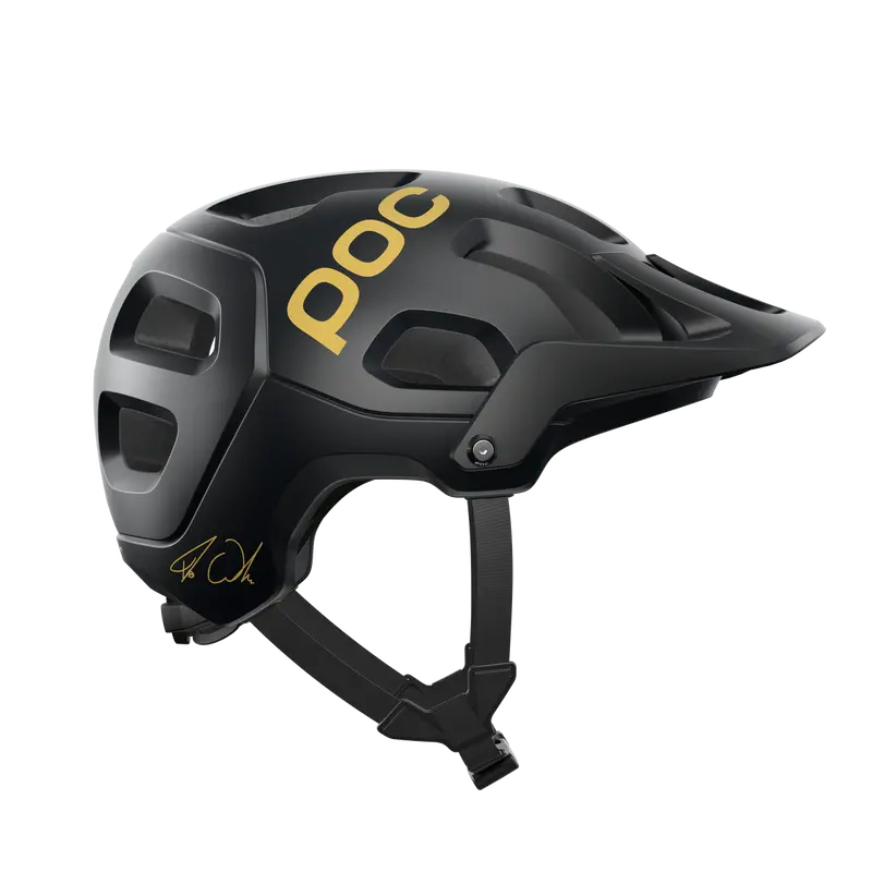 Poc Tectal Mtb Helmet - Fabio Edition - Uranium Black Matt-Gold 3