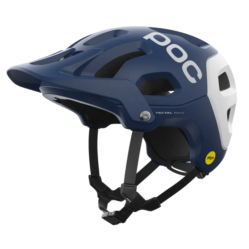 Poc Tectal Race Mips Mtb Helmet - Lead Blue-Hydrogen White Matt 1