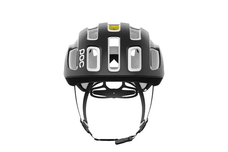 Poc Ventral Air Mips Nfc Road Helmet - Uranium Black-Hydrogen White Matt 2