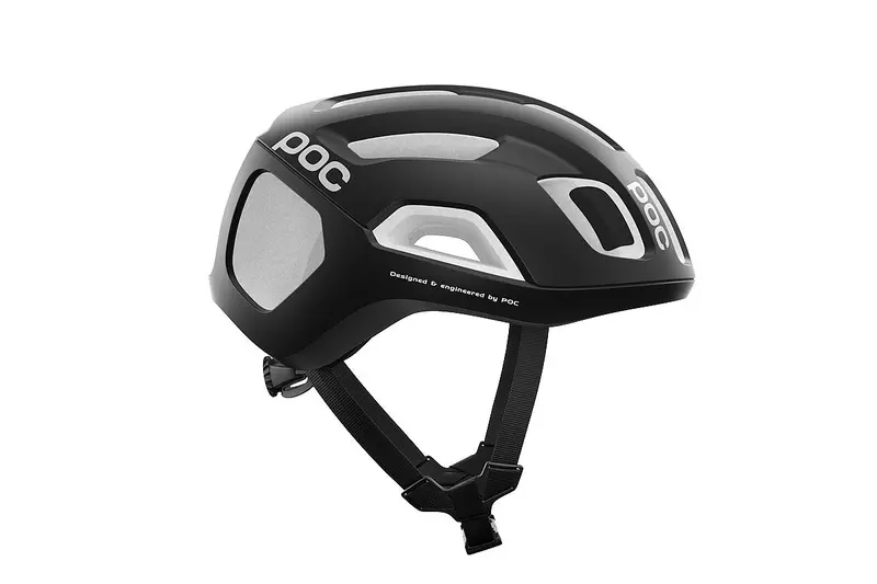 Poc Ventral Air Mips Nfc Road Helmet - Uranium Black-Hydrogen White Matt 3