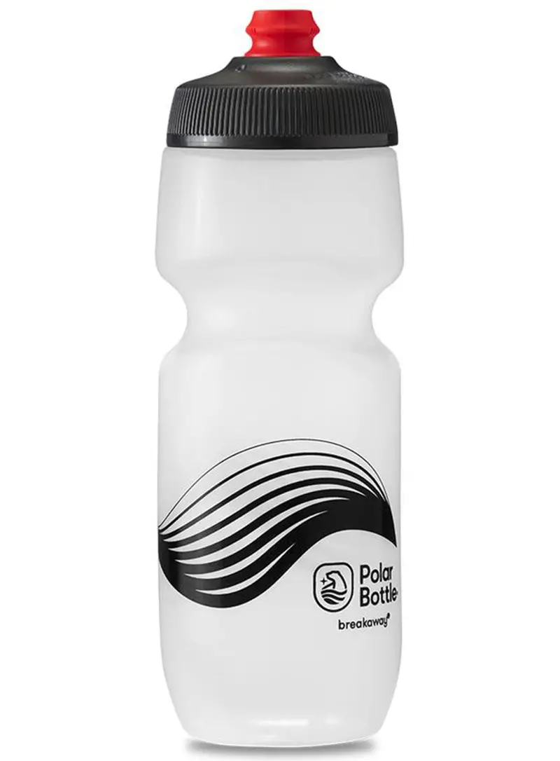 Polar Bottle Breakaway Wave Water Bottle - 24Oz - Frost-Charcoal 1