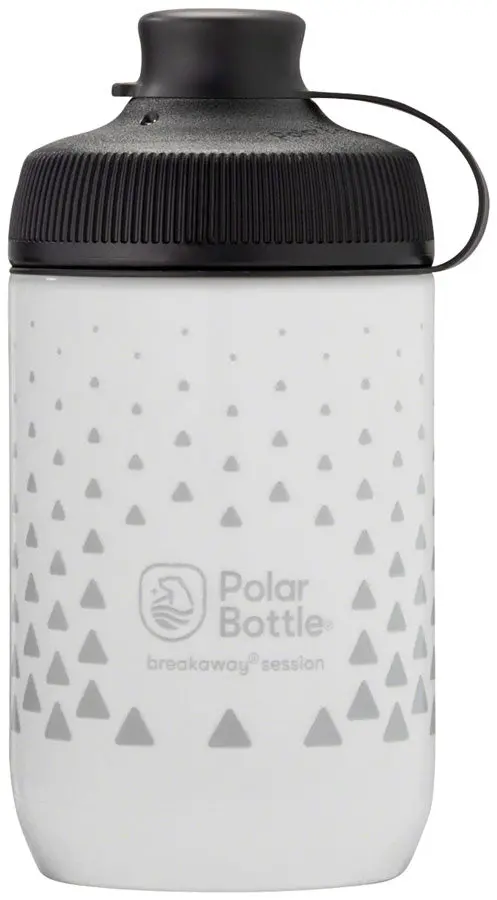 Polar Bottle Session Muck Apex Water Bottle - 15Oz - White-Charcoal 1