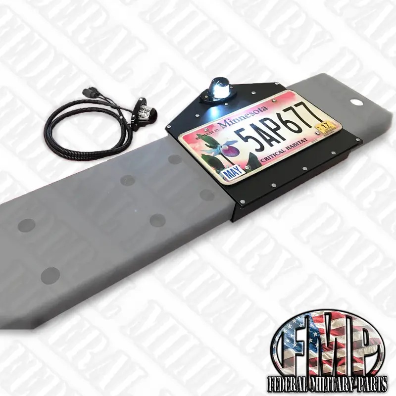Prewired Airlift Bumper Plug And Play License Plate Bracket No Drilling To Install 2