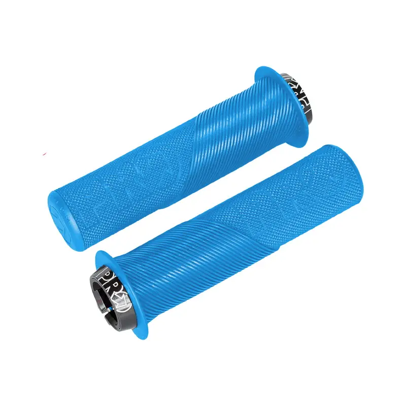 Pro Lock On Trail Grips - Flange - Blue 1