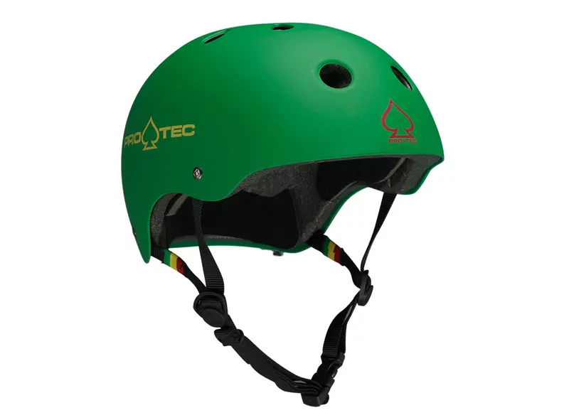 Pro-Tec Classic Certified Helmet - Matt Rasta Green 1