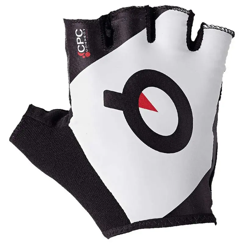 Prologo Cpc Lycra Short Finger Gloves - White-Black Logo 1