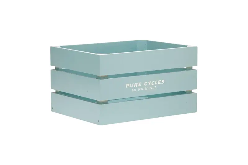 Pure Cycles Wooden City Crate - Seafoam Green 1