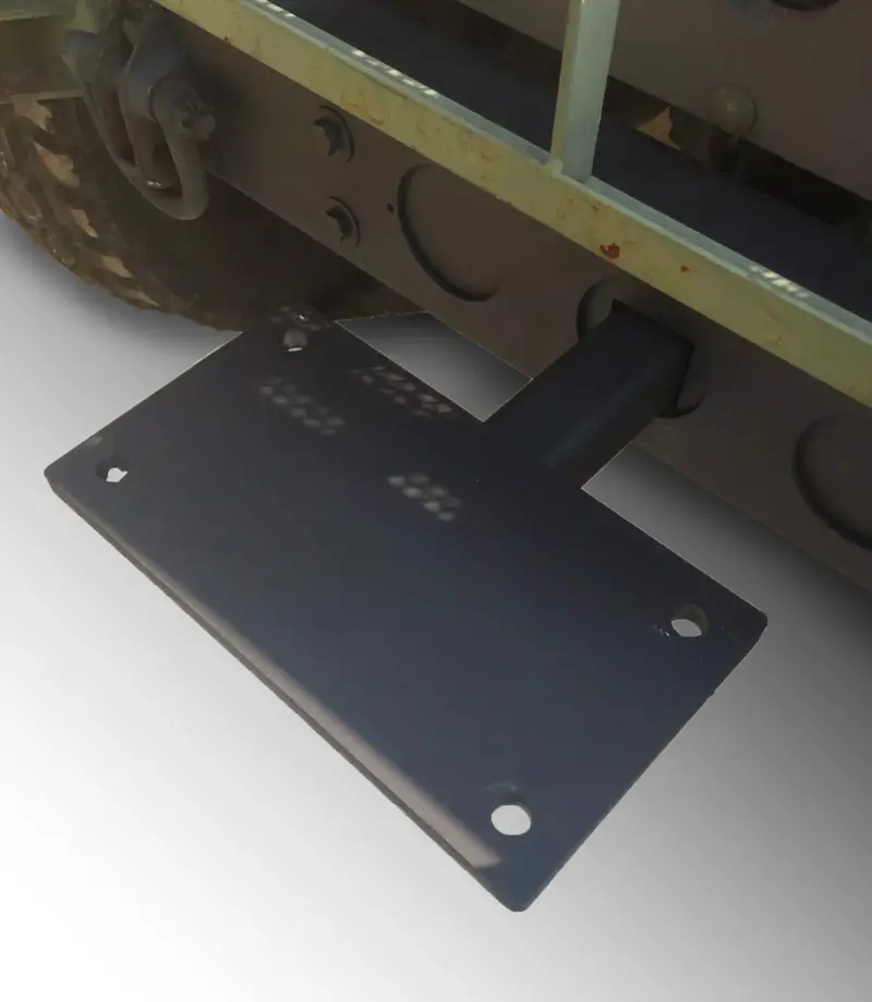 Quick Winch Mount Plate Class 3 Receiver Style Fits Humvee M998 M1038 M1025 1