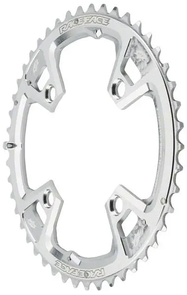 Race Face 9-Speed Chainring – 4-Bolt Mount, Silver