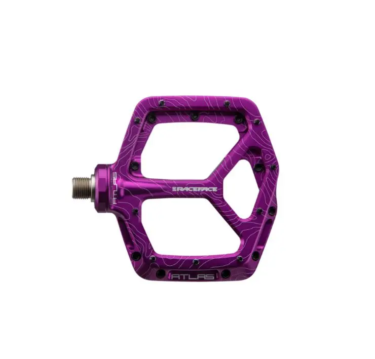 Race Face Atlas Flat Pedals - Purple 2