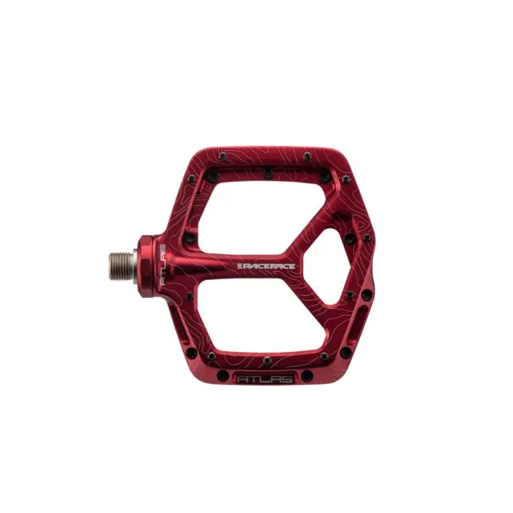 Race Face Atlas Flat Pedals - Red 2