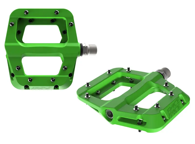 Race Face Chester Flat Pedals - Green 1