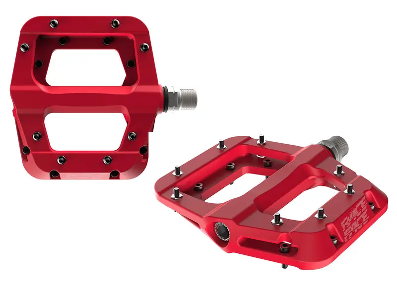 Race Face Chester Flat Pedals - Red 1
