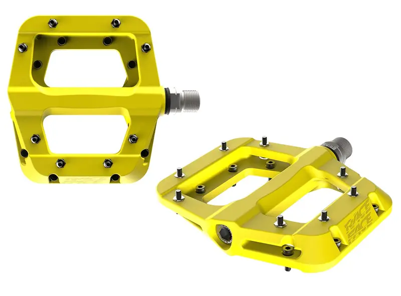 Race Face Chester Flat Pedals - Yellow 1