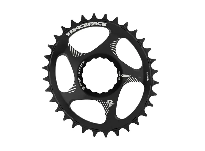 Race Face Cinch Direct Mount Oval Chainring - Black 1