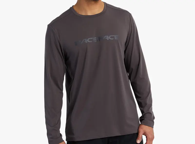Race Face Commit Long Sleeve Tech Top - Charcoal 1
