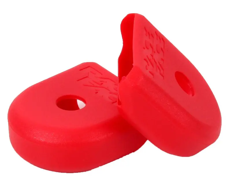 Race Face Crank Boots For Carbon Cranks - Red 2