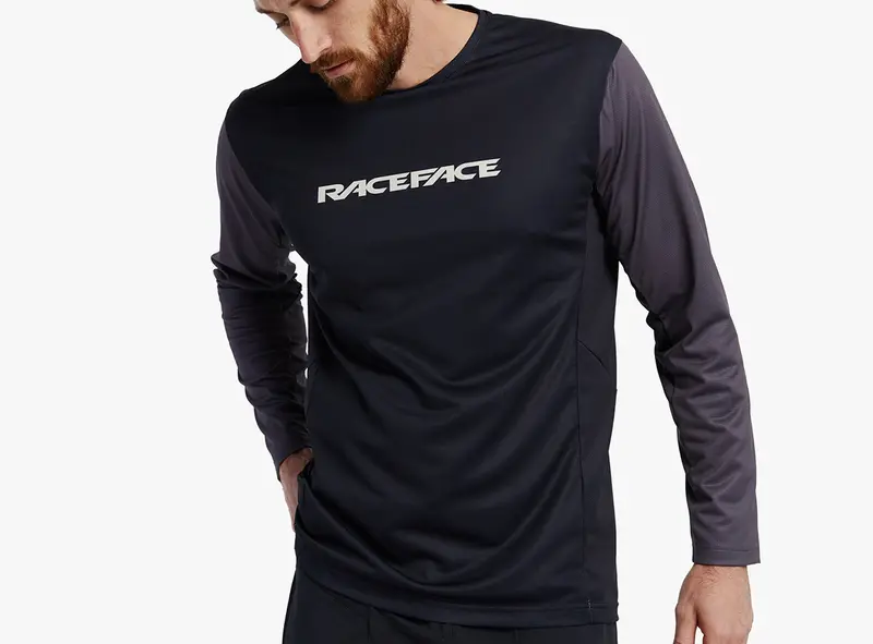 Race Face Indy Long Sleeve Mtb Jersey - Black 1