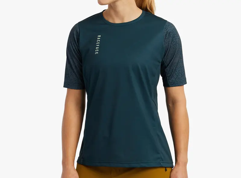 Race Face Indy Short Sleeve Mtb Jersey - Womens - Pine 1