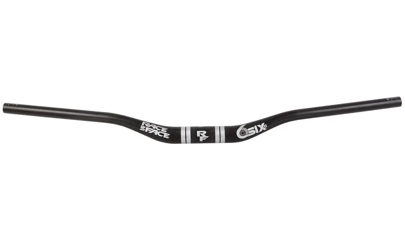 Race Face Sixc Carbon Riser Handlebar - 35Mm - Carbon-Silver-White 1