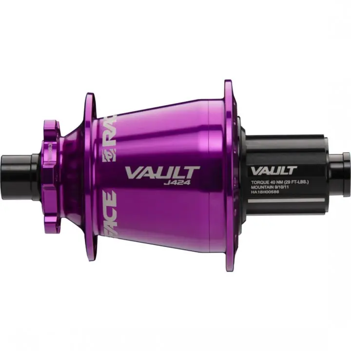 Race Face Vault J-Bend Mtb Disc Hub - Boost - Rear - Purple 1