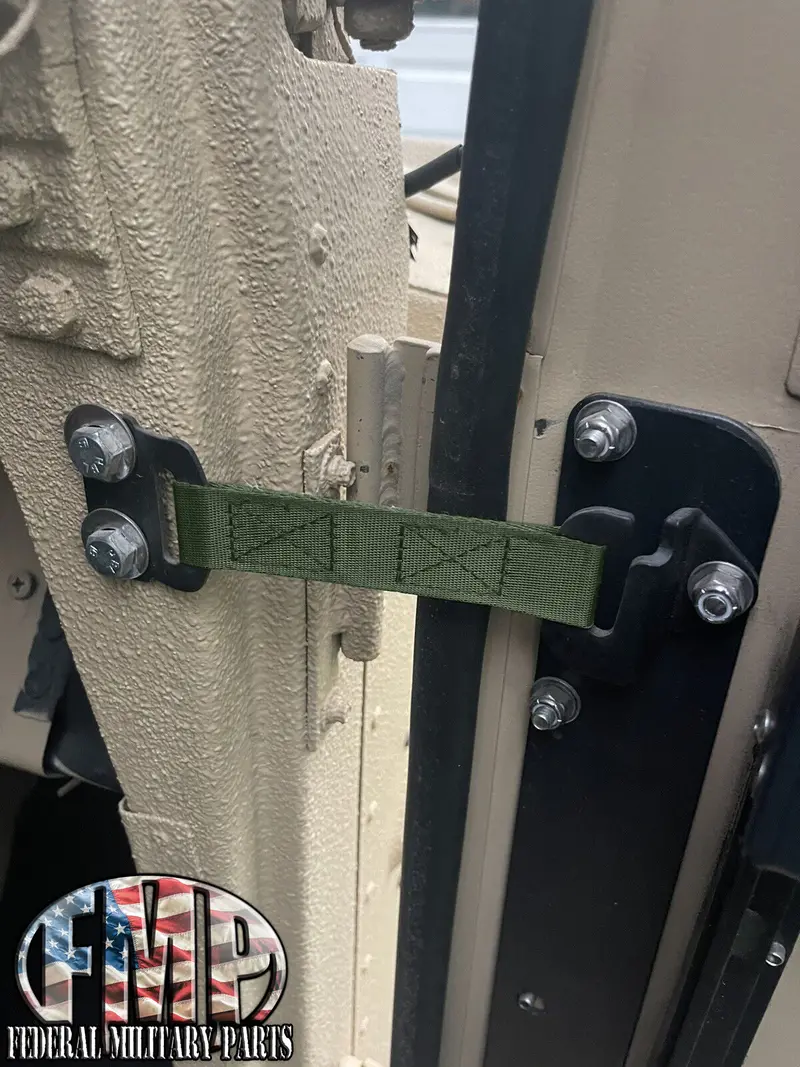 Rh Green Limiter Strap - Fits Humvee M998 Hmmwv Passenger Side Hummer Straps 2