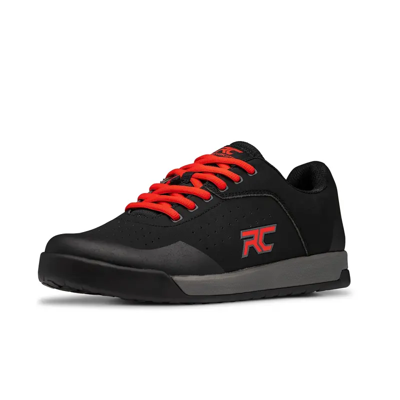Ride Concepts Hellion Flat Pedal Mtb Shoe - Black-Red - 2022 2