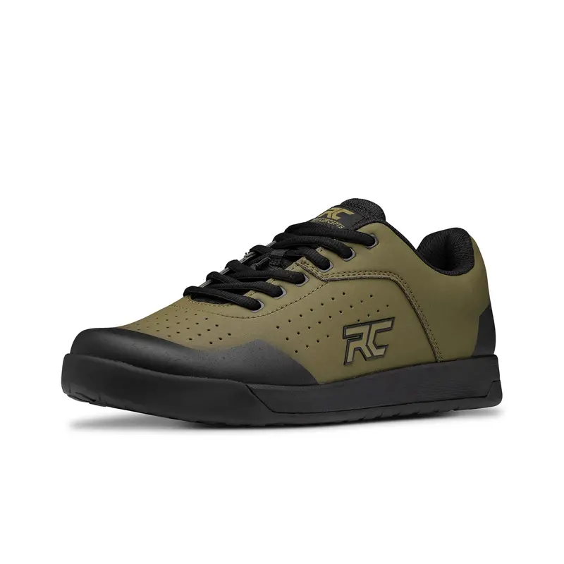 Ride Concepts Hellion Flat Pedal Mtb Shoe - Olive-Black 2