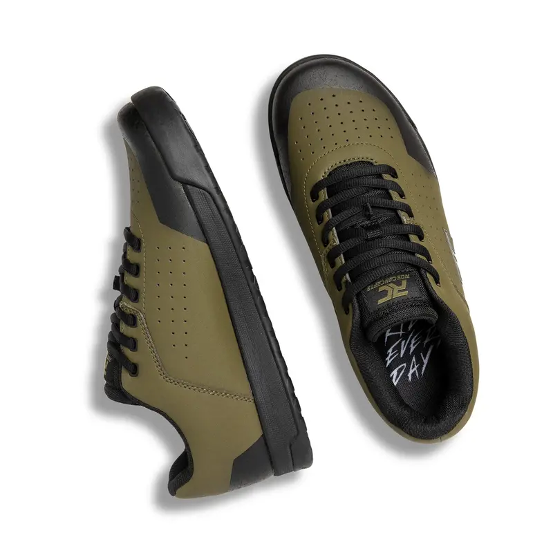 Ride Concepts Hellion Flat Pedal Mtb Shoe - Olive-Black 4