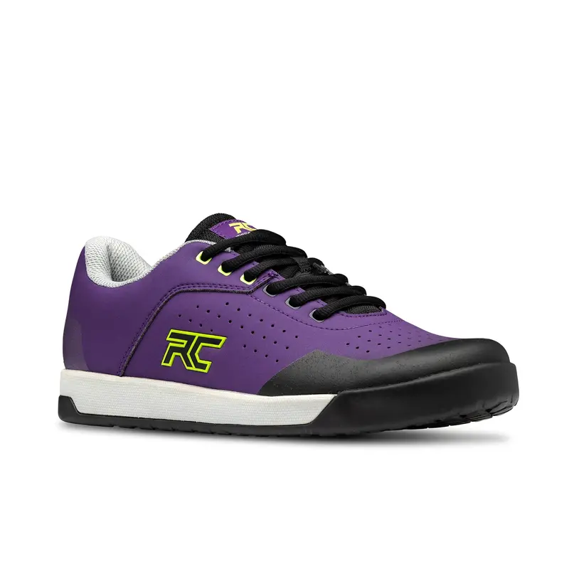 Ride Concepts Hellion Flat Pedal Mtb Shoe - Purple-Lime - 2022 1