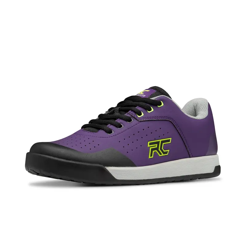 Ride Concepts Hellion Flat Pedal Mtb Shoe - Purple-Lime - 2022 2