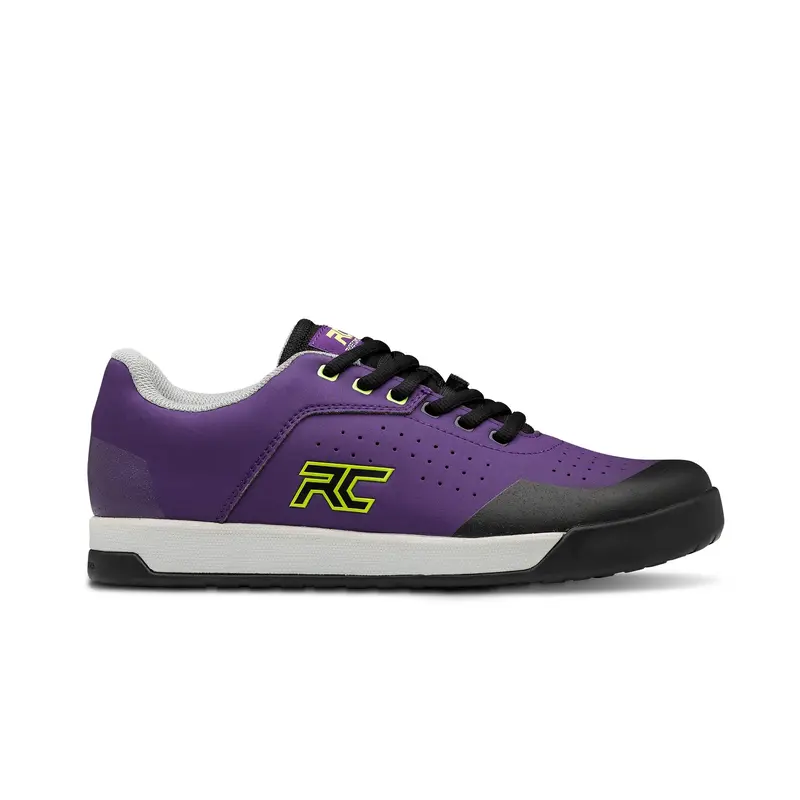 Ride Concepts Hellion Flat Pedal Mtb Shoe - Purple-Lime - 2022 3
