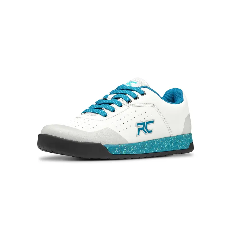 Ride Concepts Hellion Flat Pedal Mtb Shoe - Womens - Gray-Tahoe Blue - 2022 2