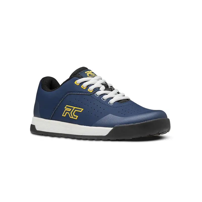 Ride Concepts Hellion Flat Pedal Mtb Shoe - Womens - Midnight Blue-Sunflower 1
