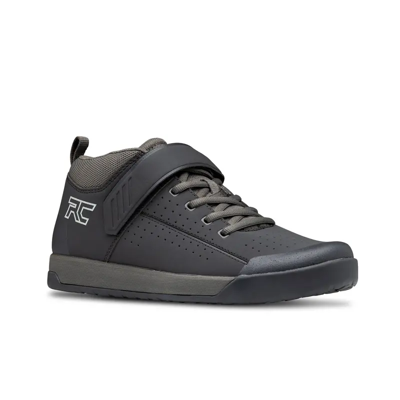 Ride Concepts Wildcat Mid-Top Flat Pedal Mtb Shoe - Black-Charcoal - 2022 1