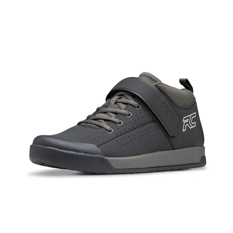Ride Concepts Wildcat Mid-Top Flat Pedal Mtb Shoe - Black-Charcoal - 2022 2