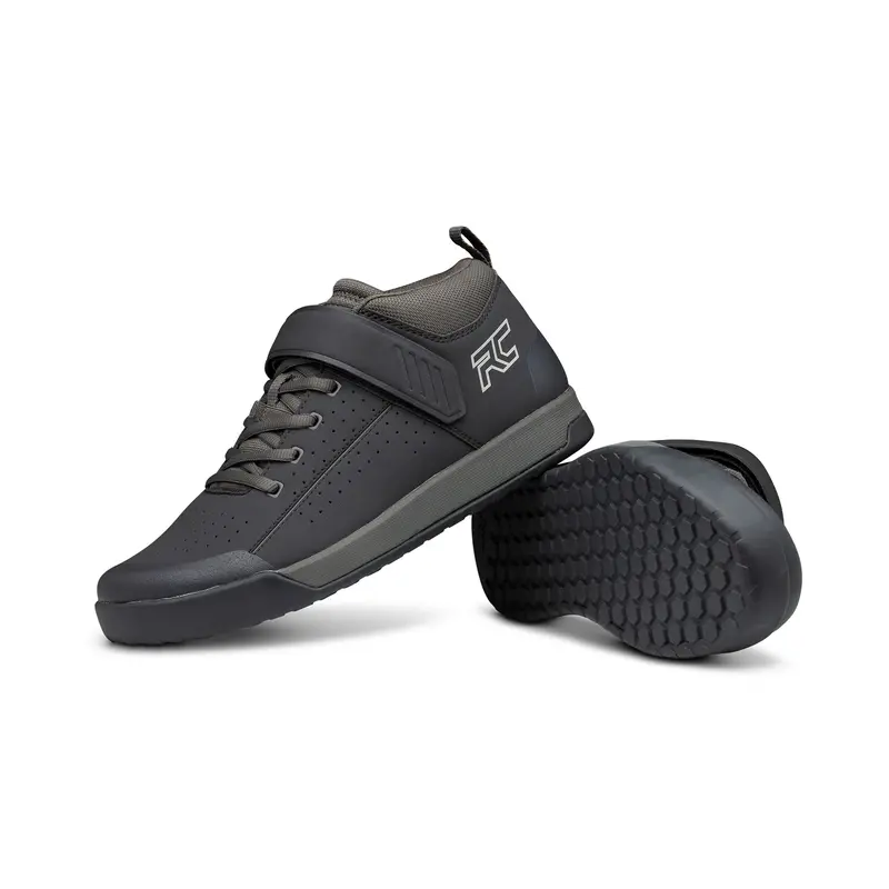 Ride Concepts Wildcat Mid-Top Flat Pedal Mtb Shoe - Black-Charcoal - 2022 5