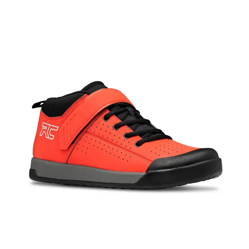 Ride Concepts Wildcat Mid-Top Flat Pedal Mtb Shoe - Red - 2022 1
