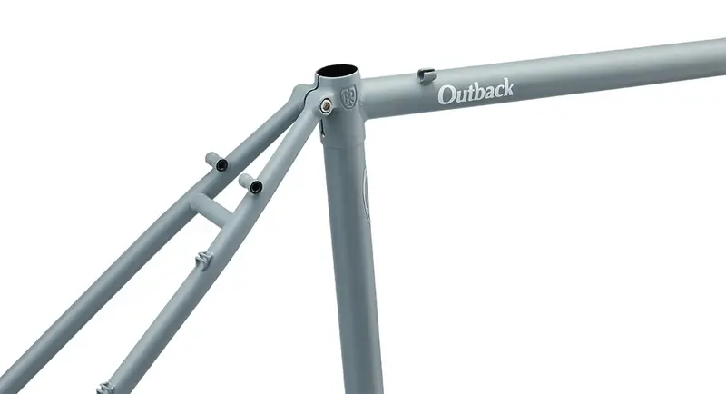 Ritchey Outback Gravel Frameset - Granite-Snow - 2025 2