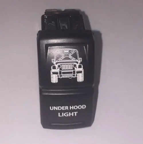 Rocker Switch "Under Hood Light" For Military Humvee M998 M1038 M1025 Hmmwv 2