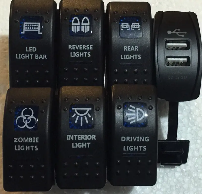 Rocker Switches For Rocker Switch Panels Multi-Voltage 1
