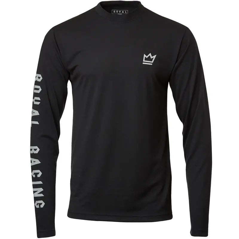 Royal Core Long Sleeve Mtb Jersey - Racing - Black Heather 1