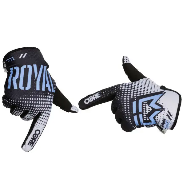 Royal Core Mtb Glove - Dot Fade - Black-White 1