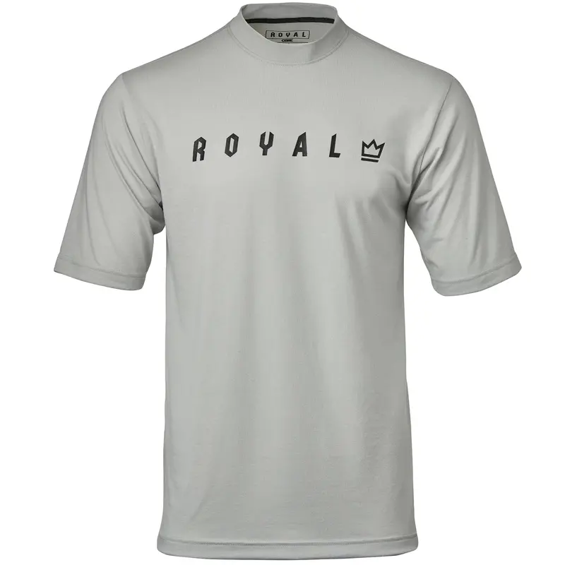 Royal Core Short Sleeve Mtb Jersey - Micro - Gray Heather 1