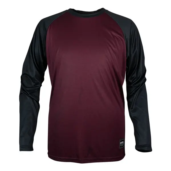 Royal Heritage Long Sleeve Jersey - Plum Red-Black - 2019 1