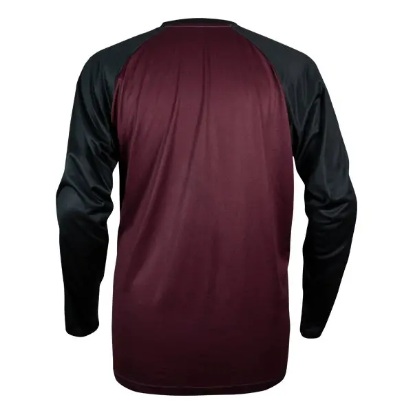 Royal Heritage Long Sleeve Jersey - Plum Red-Black - 2019 2