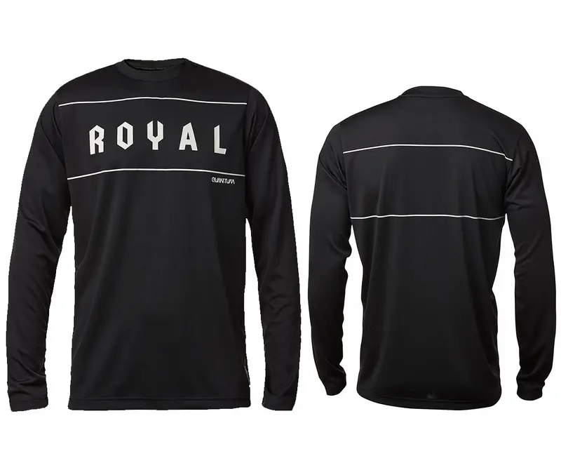 Royal Quantum Long Sleeve Mtb Jersey - Black - Prior Season 3