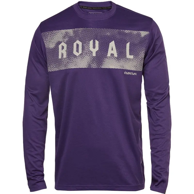 Royal Quantum Long Sleeve Mtb Jersey - Deep Purple 1
